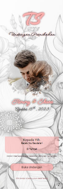 contoh tema Flower