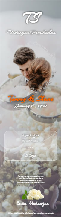 contoh tema white crystal