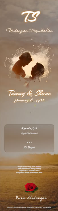 contoh tema brown crystal